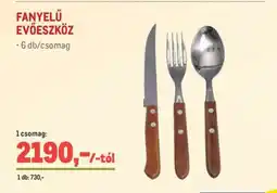Metro FANYELŰ EVŐESZKÖZ ajánlat
