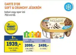 Metro Carte d'Or Soft & Crunchy jégkrém ajánlat