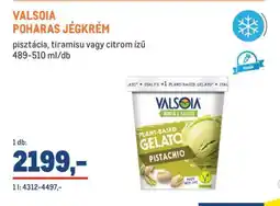 Metro VALSOIA POHARAS JÉGKRÉM ajánlat