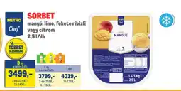 Metro Sorbet ajánlat