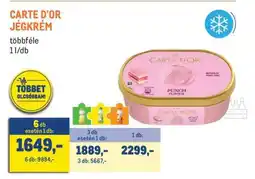 Metro CARTE D'OR Jégkrém ajánlat