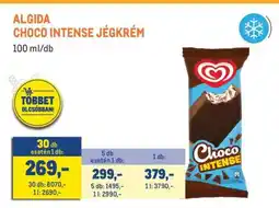 Metro ALGIDA CHOCO INTENSE JÉGKRÉM ajánlat