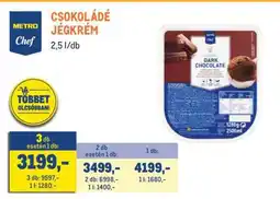 Metro METRO Chef CSOKOLÁDÉ JÉGKRÉM ajánlat