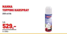 Metro Nanna Topping Habspray ajánlat