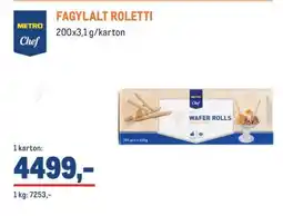 Metro Fagylalt Roletti ajánlat