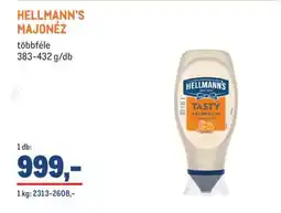 Metro HELLMANN’S MAJONÉZ ajánlat