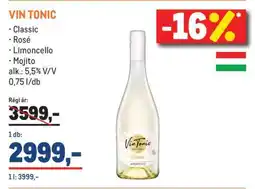 Metro VIN TONIC ajánlat