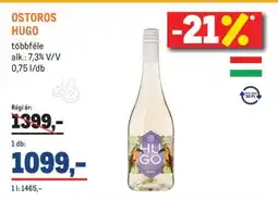 Metro Ostoros Hugo ajánlat