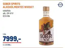 Metro SOBER SPIRITS ALKOHOLMENTES WHISKY ajánlat