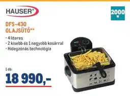 Metro HAUSER DFS-430 OLAJSÜTŐ ajánlat
