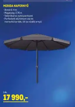 Metro MERIDA NAPERNYŐ ajánlat