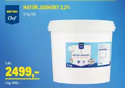 Metro NATÚR JOGHURT 3,2% ajánlat