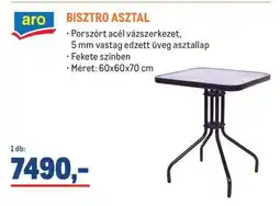 Metro aro BISZTRO ASZTAL ajánlat