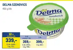 Metro DELMA SZENDVICS ajánlat
