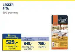 Metro Lecker pita ajánlat