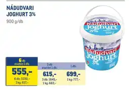 Metro NÁDUDVARI JOGHURT 3% ajánlat