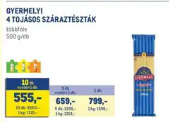 Metro GYERMELYI ajánlat