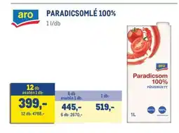 Metro aro PARADICSOMLÉ 100% ajánlat