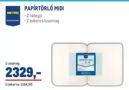 Metro METRO PROFESSIONAL PAPÍRTÖRLŐ MIDI ajánlat