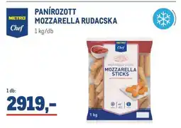 Metro METRO Chef PANÍROZOTT MOZZARELLA RUDACSKA ajánlat