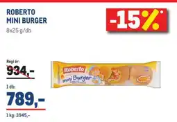 Metro ROBERTO MINI BURGER ajánlat