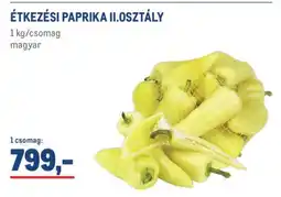 Metro ÉTKEZÉSI PAPRIKA II.OSZTÁLY ajánlat