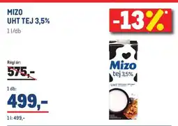 Metro Mizo UHT tej 3,5% ajánlat