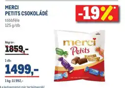 Metro MERCI PETITS CSOKOLÁDÉ ajánlat