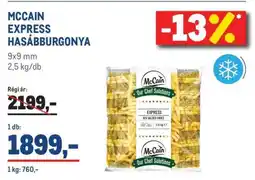 Metro MCCAIN EXPRESS HASÁBBURGONYA ajánlat