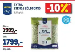 Metro METRO Chef EXTRA ZSENGE ZÖLDBORSÓ ajánlat