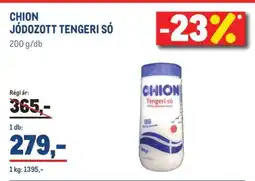 Metro CHION JÓDOZOTT TENGERI SÓ ajánlat