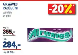 Metro AIRWAVES Rágógumi ajánlat