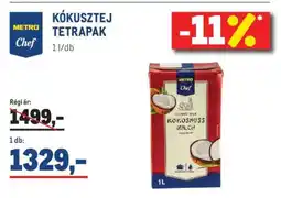 Metro METRO Chef KÓKUSZTEJ TETRAPAK ajánlat