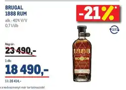 Metro BRUGAL 1888 RUM ajánlat