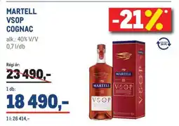 Metro MARTELL VSOP COGNAC ajánlat