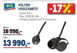 Metro aro KÜLTÉRI HOSSZABBÍTÓ ajánlat