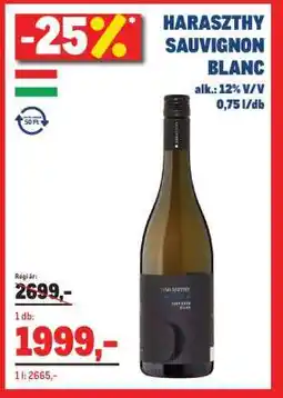 Metro Haraszthy Sauvignon Blanc ajánlat