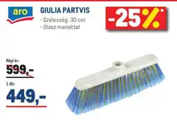 Metro aro GIULIA PARTVIS ajánlat