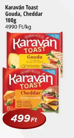 Real Karaván Toast Gouda, Cheddar ajánlat