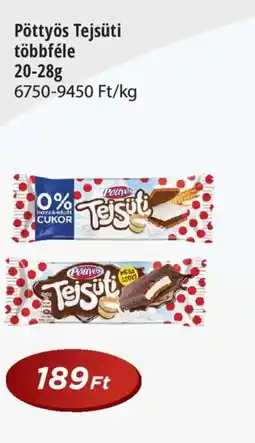 Real Pöttyös Tejsüti többféle ajánlat