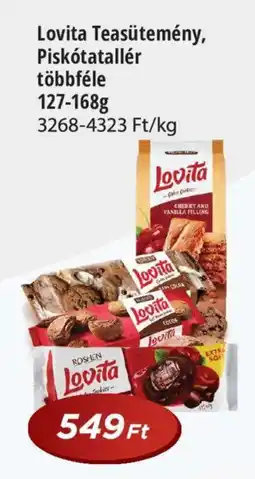 Real Lovita Teasütemény, Piskótatallér többféle ajánlat