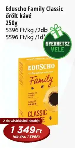 Real Eduscho Family Classic őrölt kávé ajánlat