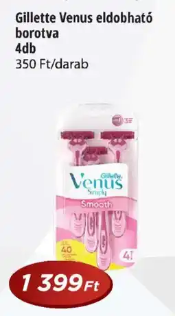 Real Gillette Venus eldobható borotva ajánlat