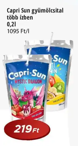 Real Capri Sun gyümölcsital több ízben ajánlat