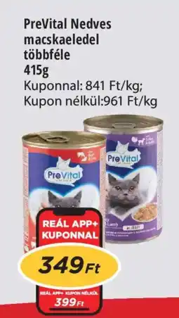 Real PreVital Nedves macskaeledel többféle ajánlat