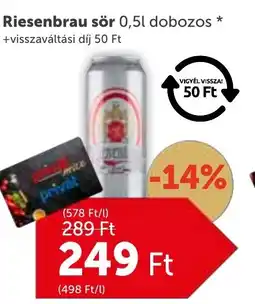 PRIVÁT Riesenbrau sör ajánlat