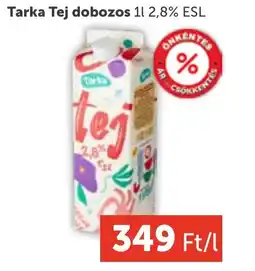 PRIVÁT Tarka Tej dobozos ajánlat
