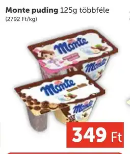 PRIVÁT Monte puding ajánlat