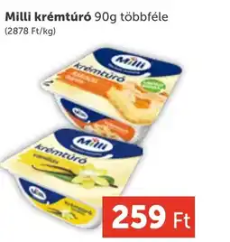 PRIVÁT Milli krémtúró ajánlat