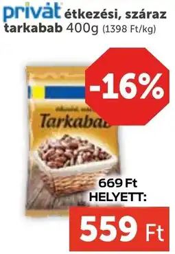 PRIVÁT Privát étkezési, száraz tarkabab ajánlat